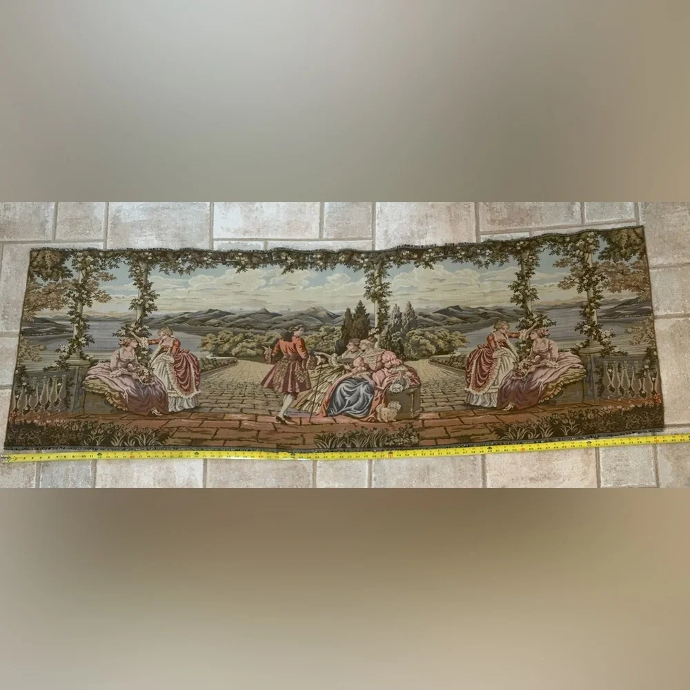 15:04  Vintage Woven Italian Tapestry. XL Wall Art